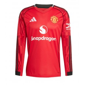 Manchester United Hemmatröja 2025-26 Långärmad